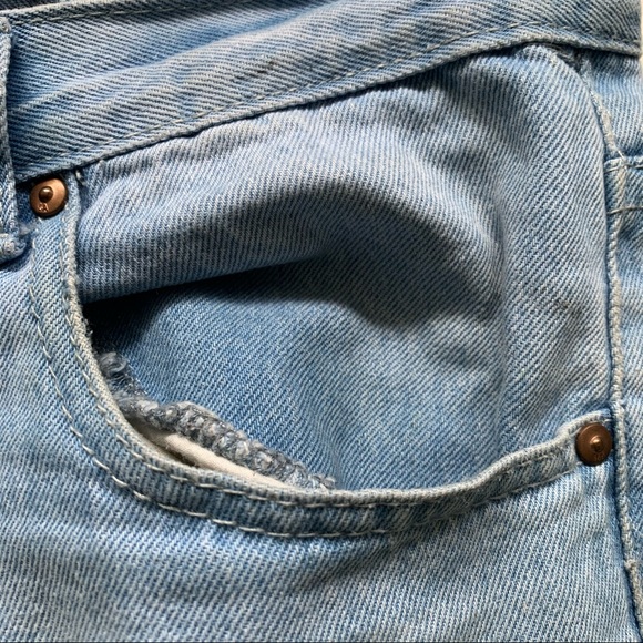 Forever 21 Straight Leg Blue Jeans - Picture 5 of 9